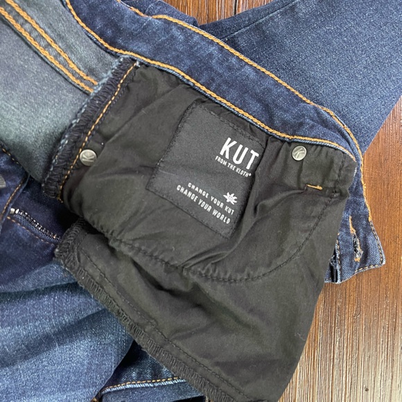 Kut from the Kloth Donna High Rise Ankle Skinny Jeans Size 16 - Picture 13 of 14